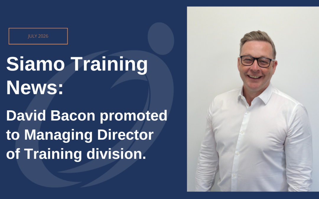 David Bacon Appointed Managing Director of Siamo Training